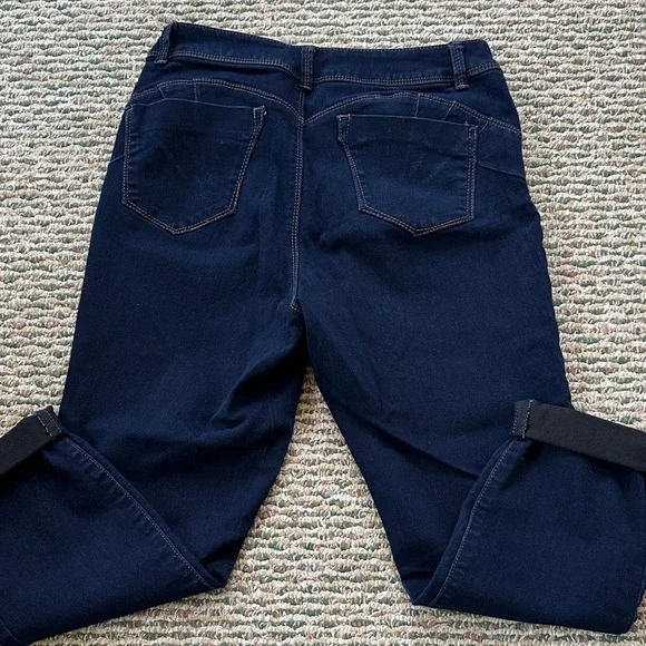 D.Jeans Dark Blue Ankle/Crop Jeans - Picture 6 of 9